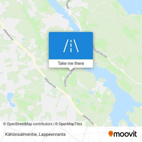Kähönsalmentie map