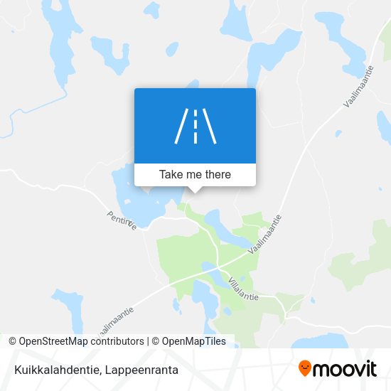 Kuikkalahdentie map