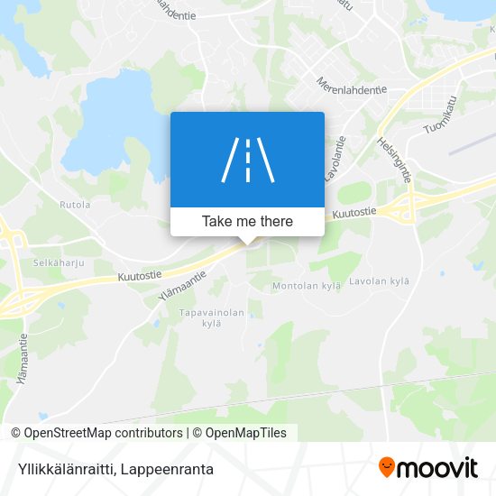 Yllikkälänraitti map