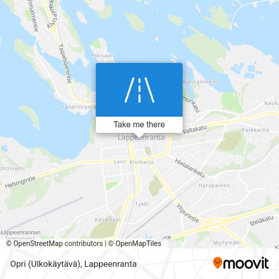 Opri (Ulkokäytävä) map