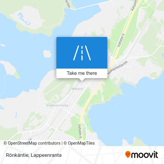 Rönkäntie map
