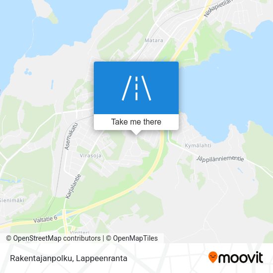 Rakentajanpolku map