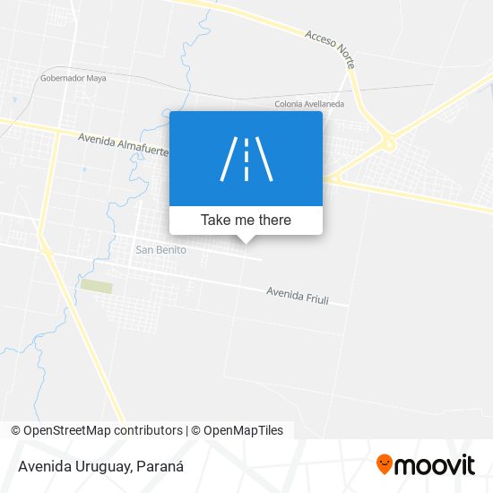 Avenida Uruguay map