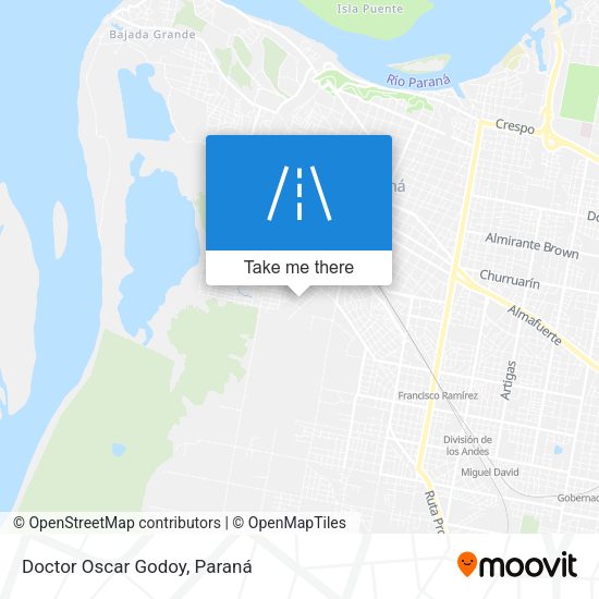 Mapa de Doctor Oscar Godoy