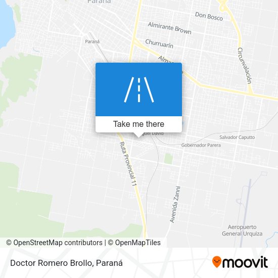 Doctor Romero Brollo map