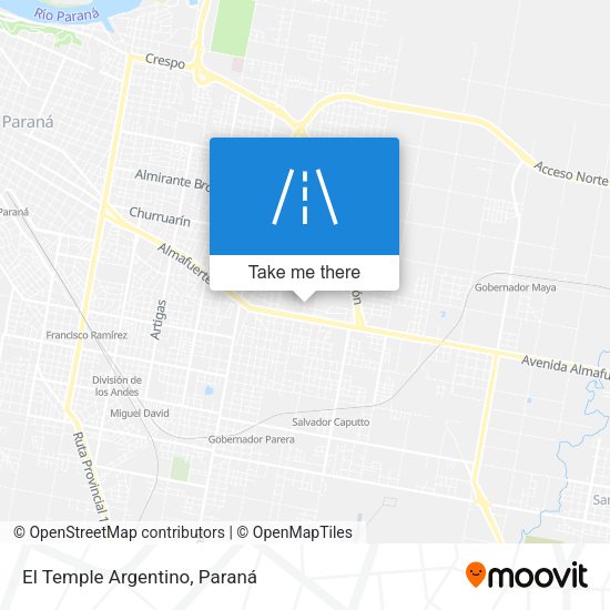 El Temple Argentino map