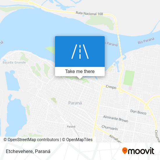 Mapa de Etchevehere