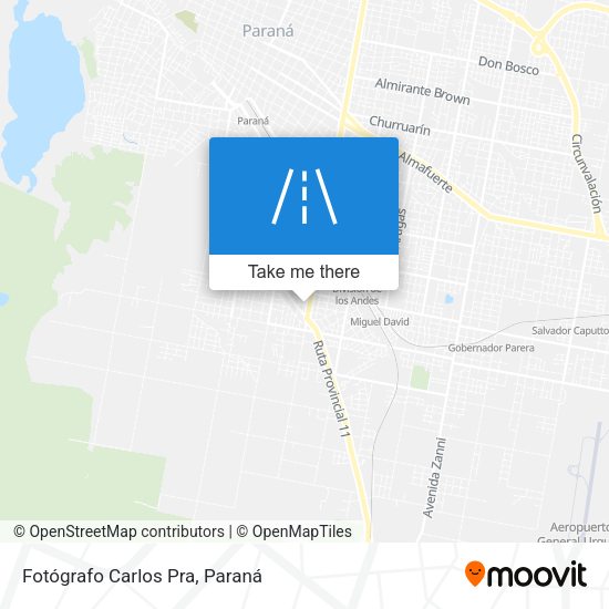 Mapa de Fotógrafo Carlos Pra