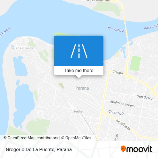 Mapa de Gregorio De La Puente