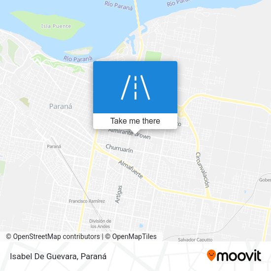 Mapa de Isabel De Guevara
