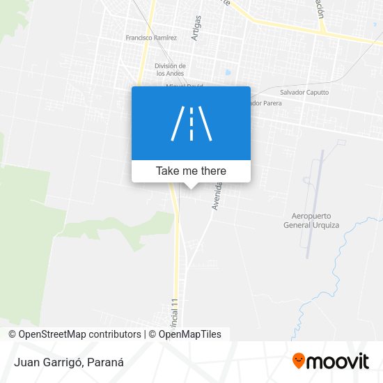 Mapa de Juan Garrigó