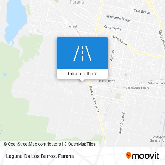 Mapa de Laguna De Los Barros