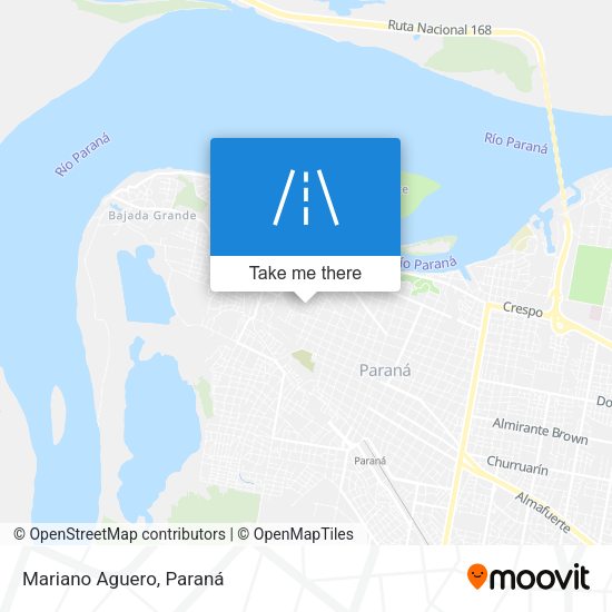 Mapa de Mariano Aguero