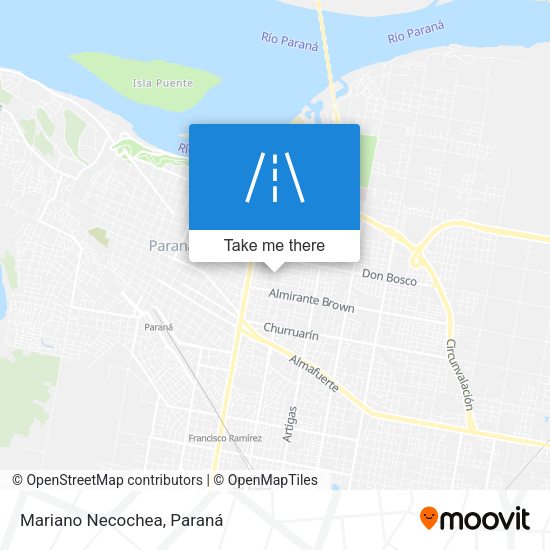 Mapa de Mariano Necochea