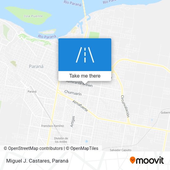 Miguel J. Castares map