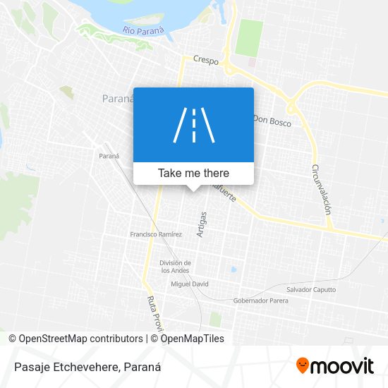 Pasaje Etchevehere map