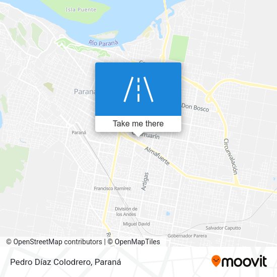 Pedro Díaz Colodrero map