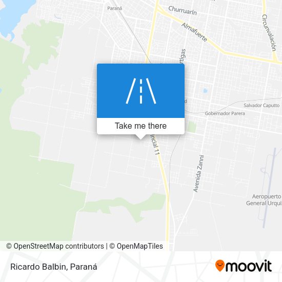Mapa de Ricardo Balbin