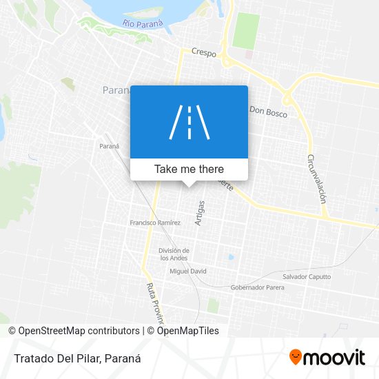 Mapa de Tratado Del Pilar