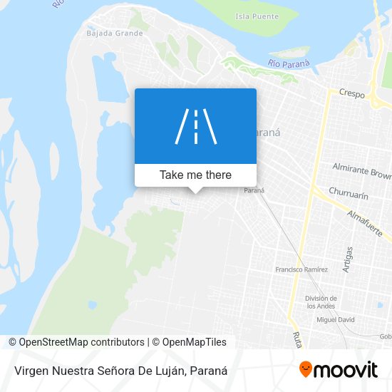 Virgen Nuestra Señora De Luján map