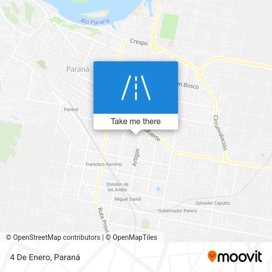Mapa de 4 De Enero