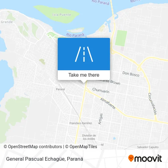 Mapa de General Pascual Echagüe