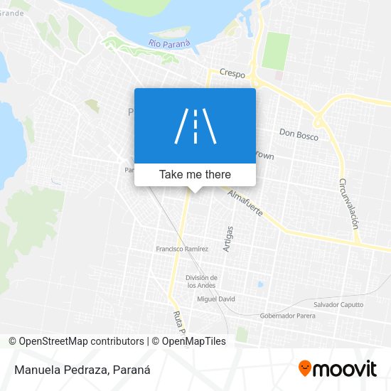Mapa de Manuela Pedraza