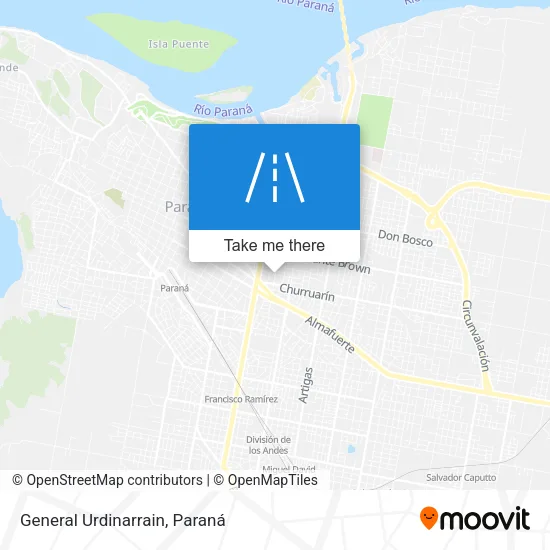 General Urdinarrain map
