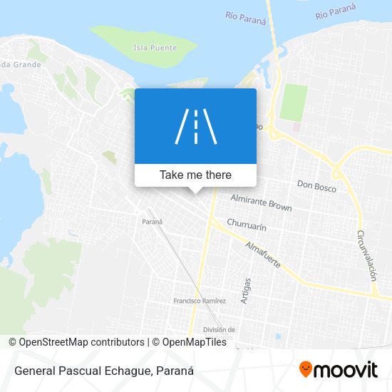 General Pascual Echague map