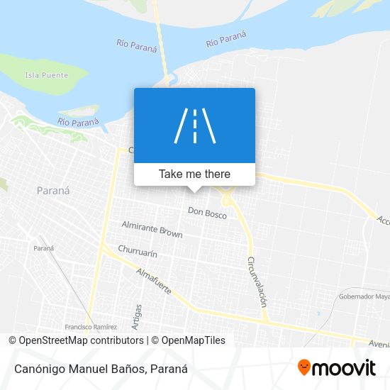 Mapa de Canónigo Manuel Baños