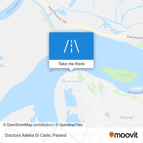 Doctora Adelia Di Carlo map