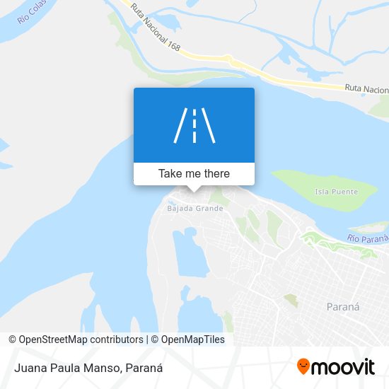 Mapa de Juana Paula Manso