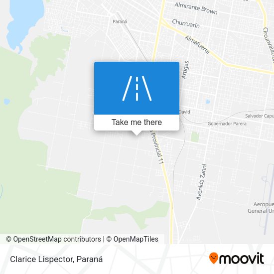 Clarice Lispector map