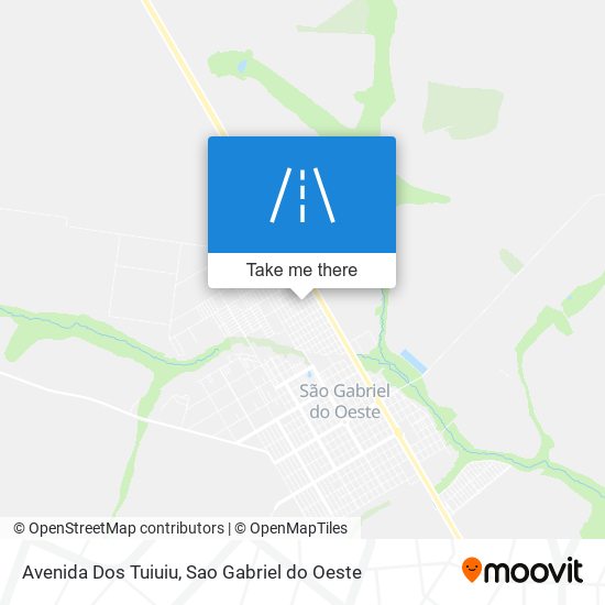 Mapa Avenida Dos Tuiuiu