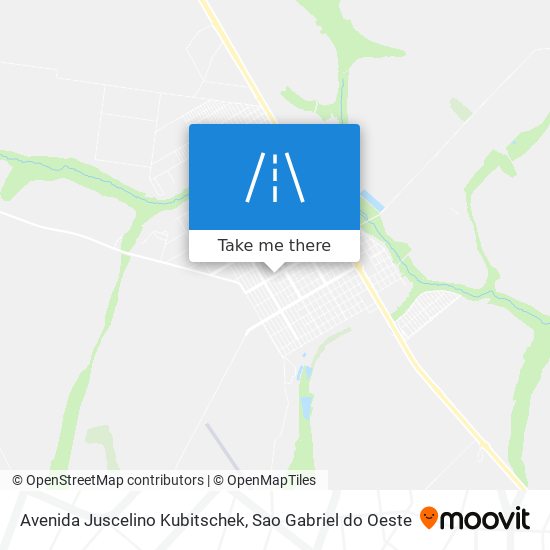 Mapa Avenida Juscelino Kubitschek