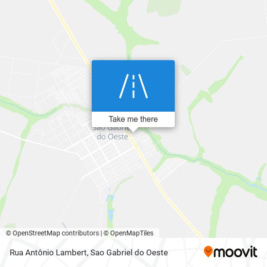 Mapa Rua Antônio Lambert