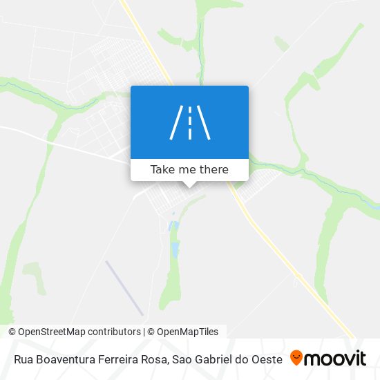 Mapa Rua Boaventura Ferreira Rosa