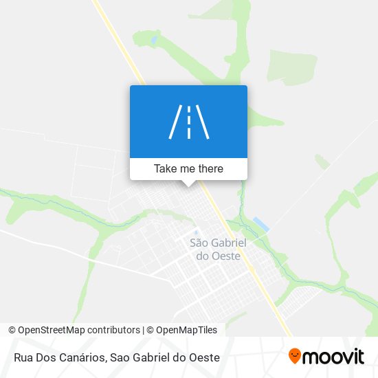 Mapa Rua Dos Canários
