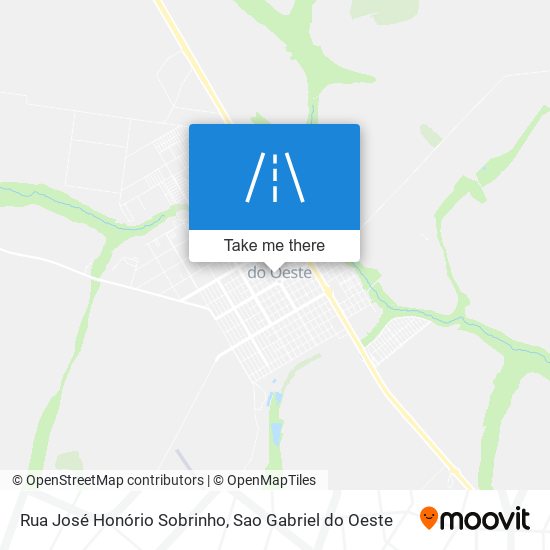 Mapa Rua José Honório Sobrinho