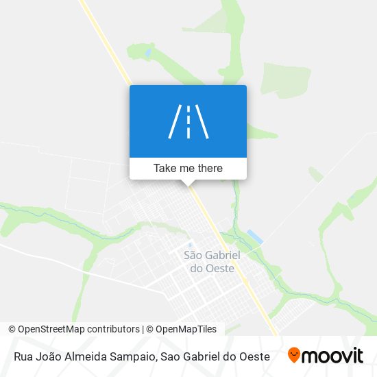 Mapa Rua João Almeida Sampaio