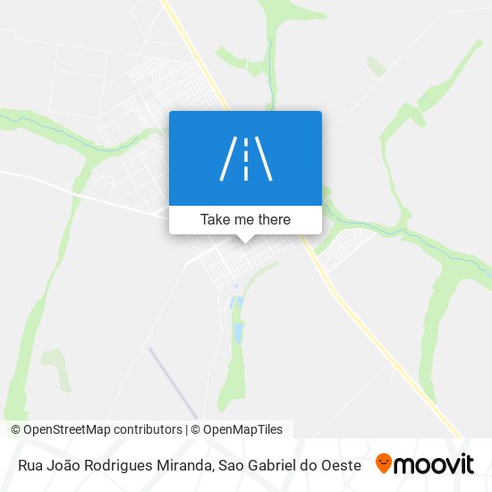 Mapa Rua João Rodrigues Miranda