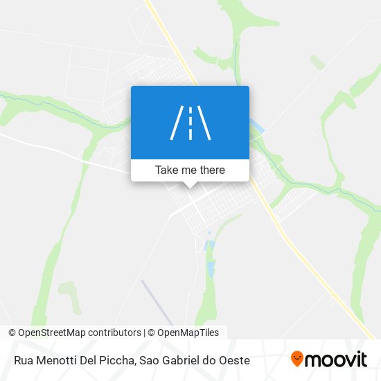 Mapa Rua Menotti Del Piccha