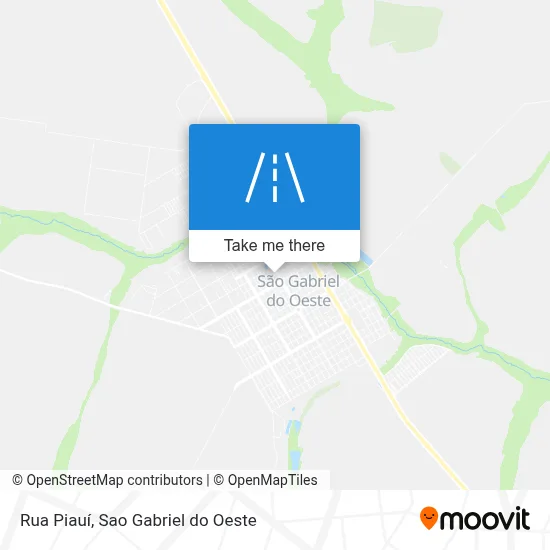 Rua Piauí map
