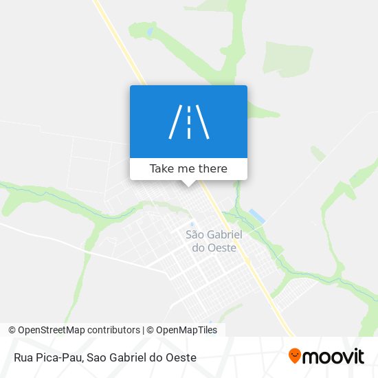 Mapa Rua Pica-Pau