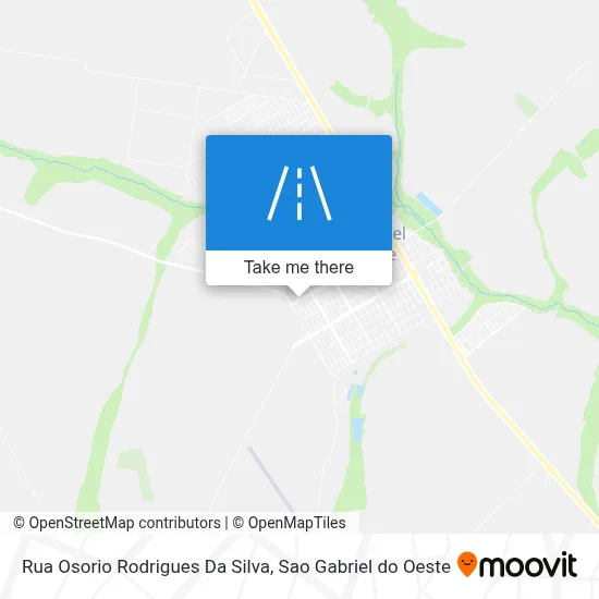 Rua Osorio Rodrigues Da Silva map
