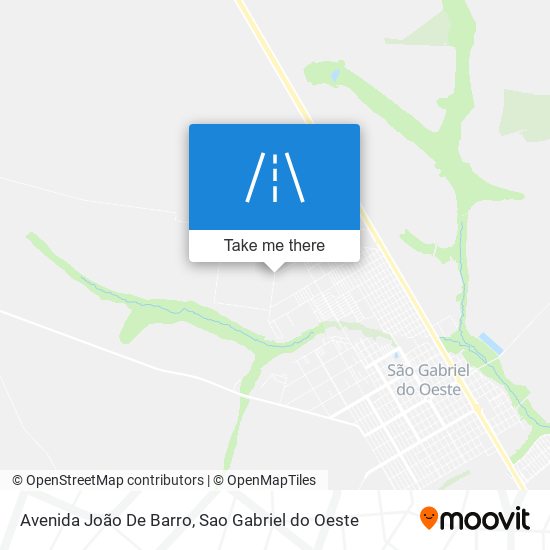 Mapa Avenida João De Barro