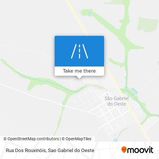 Mapa Rua Dos Rouxinóis