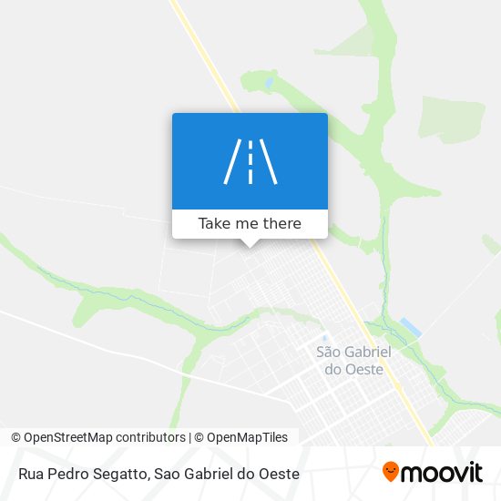 Mapa Rua Pedro Segatto