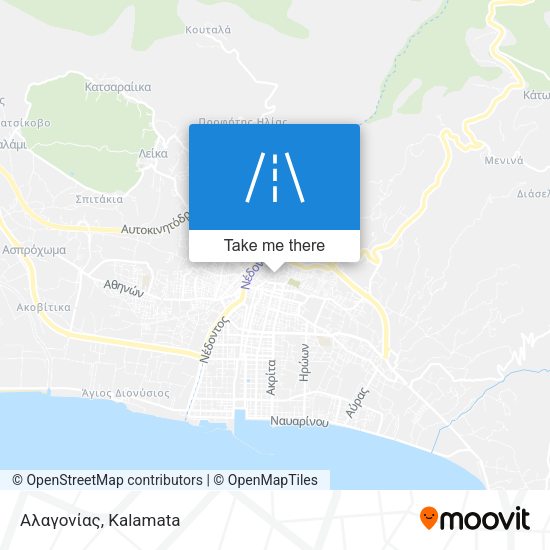 Αλαγονίας map