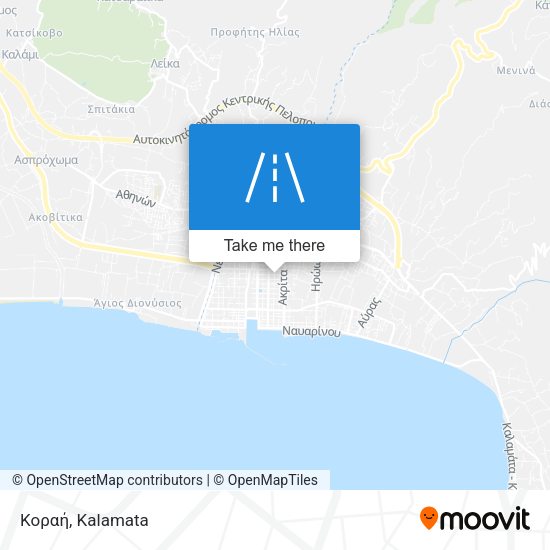 Κοραή map